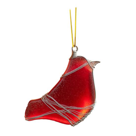 2D Акриловое Украшение Птица Стиль Морского Стекла Подвесное Украшение Птица Красная Птица Синяя Птица Колибри Украшение для Новогодней Елки Праздничный Сувенир Подарок Птица